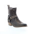 Фото #2 товара Bed Stu Canada F331014 Womens Gray Leather Zipper Ankle & Booties Boots