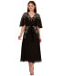 ფოტო #1 პროდუქტის Women's Beaded Chiffon Dolman-Sleeve Dress