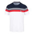 FILA SPORT Malte short sleeve T-shirt White/ Fila Red Comb, XL - фото #1