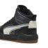 Фото #3 товара Puma RBD Tech Mid 39614807 Mens Black Leather Lifestyle Sneakers Shoes