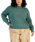 Trendy Plus Size Seam Sweater