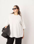 ASOS EDITION Curve oversized premium t-shirt in white weiß, 2XL - EU 52-54 - фото #1