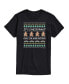 ფოტო #1 პროდუქტის Men's Friends Christmas Short Sleeve T-shirt
