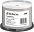 Фото #1 товара Verbatim DVD-R 8x Double Layer Wide Thermal Printable 8.5GB, DataLifePlus, 50er Pack Spindel, DVD Rohlinge thermal bedruckbar, 8-fache Brenngeschwindigkeit, DVD-R printable, DVD leer