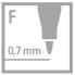 STABILO Permanentmarker Write-4-all 156/46 0.7mm F Rundspitze schwarz