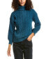 70/21 Cable Knit Sweater Women's Blue Os