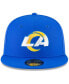 Фото #3 товара Men's Royal Los Angeles Rams Team Basic 59Fifty Fitted Hat