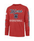 Фото #2 товара Men's Red Philadelphia 76ers 2023/24 City Edition Triplet Franklin Long Sleeve T-shirt