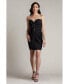 ფოტო #5 პროდუქტის Women's Tia Draped Strapless Mini Dress