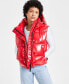 ფოტო #1 პროდუქტის Women's Highland Hooded Water-Resistant Puffer Vest