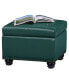 Фото #6 товара 24" Faux Leather 5th Avenue Storage Ottoman