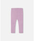 Big Girls Super Soft Rib Leggings Blue Lilac