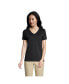 Фото #1 товара Women's Tall Relaxed Supima Cotton T-Shirt