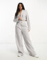 Фото #2 товара Kaiia wide leg trouser co-ord in grey