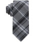 Фото #1 товара Men's Contrast Stripe Plaid Tie