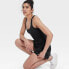 Фото #4 товара Women's Knit Halter Active Woven Dress - All In Motion Black XL