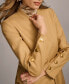 Фото #6 товара Women's Button Sleeve Blazer