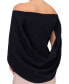 Women's Off-The-Shoulder Cape-Sleeve Top