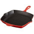 Фото #1 товара Le Creuset Grillpfanne 26 cm quadratisch Gusseisen kirschrot