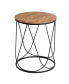 Фото #1 товара Round Side Table With Natural Top