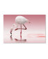 Фото #1 товара Doris Reindl 'Flamingo' Canvas Art - 24" x 16" x 2"