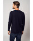 Фото #3 товара Men's Relaxed Crew Neck Cashmere Sweater