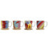 Фото #2 товара Набор из кофейных чашек DKD Home Decor Разноцветный Коралл Бамбук Dolomite 180 ml