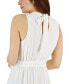 Women's Tie-Neck Tiered Sleeveless Maxi Dress
