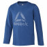 Children’s Long Sleeve T-Shirt Reebok Boys Training Essentials Blue