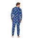 ფოტო #2 პროდუქტის Men's Novelty Fleece Onesie