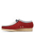 [26166291] Mens Clarks Originals Wallabee VCY 'Red Combi Suede'