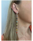 ფოტო #3 პროდუქტის Multi Crystal Chain Drop Earrings