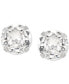 ფოტო #4 პროდუქტის Cubic Zirconia Round Stud Earrings in 14k Gold or 14k White Gold