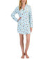 Фото #1 товара Sueded Super Soft Knit Sleepshirt Nightgown, Created for Macy's