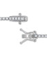Cubic Zirconia Double Heart Tennis Bracelet in Sterling Silver, Created for Macy's