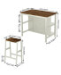 Фото #5 товара Rustic 3-Piece Dining Set with Open Shelves