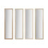 Фото #1 товара Настенное зеркало Home ESPRIT Белый Коричневый Бежевый Серый Стеклянный полистирол 35 x 2 x 125 cm (4 штук)