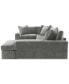 Фото #4 товара Michola 155" 3-Pc. Fabric Sectional with Chaise, Created for Macy's