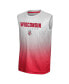 Big Boys White, Red Wisconsin Badgers Max Tank Top