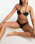 Фото #8 товара Miss Selfridge mix and match V shape bikini bottom in black