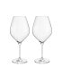 Holmegaard Cabernet Lines 23.3 oz Burgundy Glasses, Set of 2