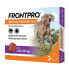 Фото #1 товара Таблетки от блох и клещей FRONTPRO 612474 15 г 3 x 136 мг для собак весом до >25-50 кг