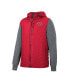 Фото #3 товара Men's Scarlet Ohio State Buckeyes Course Herringbone Full-Zip Hoodie