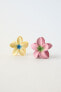 Pack of two floral hair clips