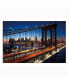 Фото #3 товара Evening On The Manhattan Bridge Acrylic Wall Art (32 H X 48 W)