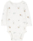 Baby 2-Piece Woodland Creatures Bodysuit & Velboa Jumper Set NB