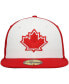 Фото #3 товара Men's White Vancouver Canadians Authentic Collection Team Alternate 59FIFTY Fitted Hat