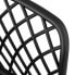 Фото #5 товара Krzesło nowoczesne kubełkowe z oparciem ażurowym 2 szt. czarne