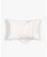 White 100% Pure Mulberry Silk Pillowcase, Standard