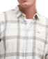 ფოტო #4 პროდუქტის Men's Croft Short Sleeve Button-Front Tartan Pattern Shirt